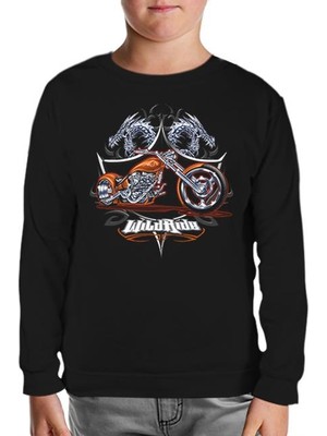 Lord T-Shirt Motosiklet - Motor Ride Siyah Çocuk Sweatshirt