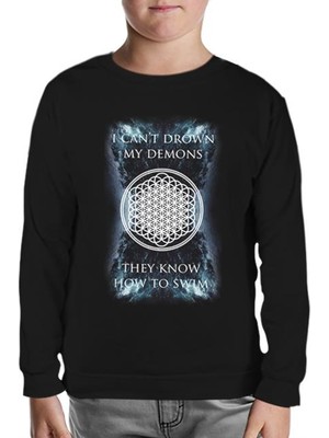 Lord T-Shirt Bring Me The Horizon - My Demons Siyah Çocuk Sweatshirt