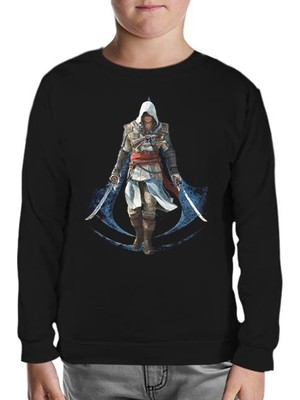 Lord T-Shirt Assassin's Creed 6 Siyah Çocuk Sweatshirt