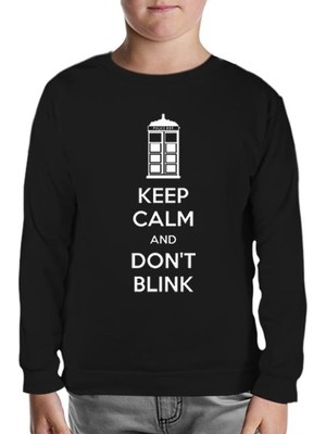 Lord T-Shirt Doctor Who - Don't Blink Siyah Çocuk Sweatshirt
