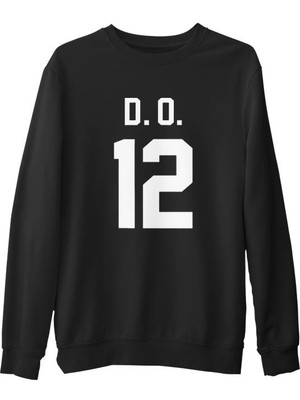 Lord T-Shirt Exo - D.o. Siyah Erkek Kalın Sweatshirt