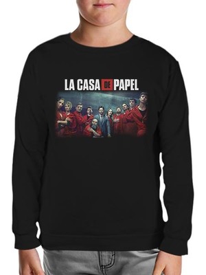 Lord T-Shirt La Casa De Papel - All Siyah Çocuk Sweatshirt