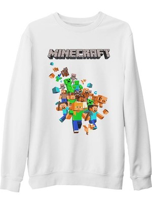 Lord T-Shirt Star Wars - Power Of The Dark Side Beyaz Kalın Sweatshirt