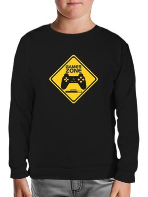 Lord T-Shirt Gamer Zone Siyah Çocuk Sweatshirt