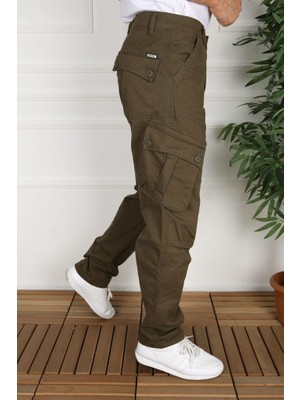 Frankness Jeans Pacos Kargo Pantolon Rahat Kesim Erkek Kargo Pantolon