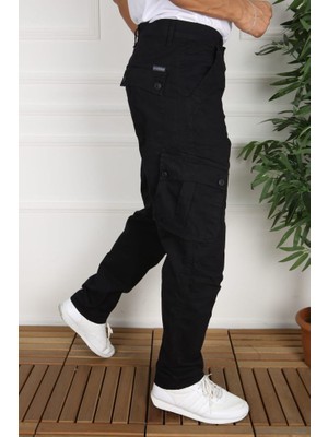 Frankness Jeans Pacos Kargo Pantolon Rahat Kesim Erkek Kargo Pantolon