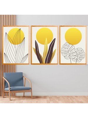 Deko Gonya Modern Ahşap Çerçeve Tablo 006