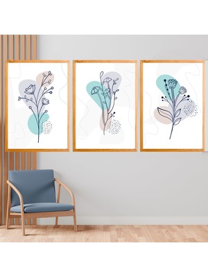 Deko Gonya Modern Ahşap Çerçeve Tablo 006