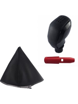 İst-Oto Citroen C3 Vites Körüğü + Spor Topuz Kapaksız Siyah