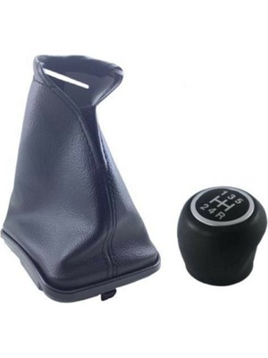 İst-Oto Fiat Linea Vites Topuzu 5 Ileri + Vites Körüğü Siyah Set ( 2007 - 2015)