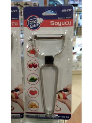 Fame Kitchen 1. Kalite Paslanmaz Çelik Lazerli Meyve Sebze Soyucu
