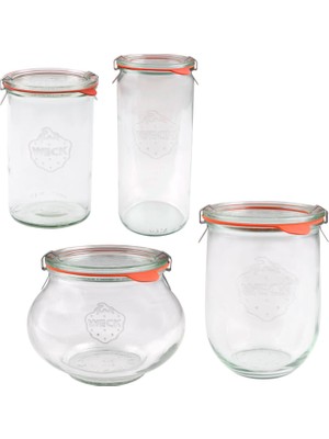 Weck 1000 ml. Cam Kavanoz Seti