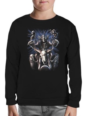 Lord T-Shirt Motosiklet - Ride Or Die Siyah Çocuk Sweatshirt
