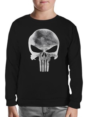 Lord T-Shirt Punisher - Logo Siyah Çocuk Sweatshirt