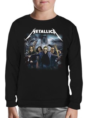 Lord T-Shirt Metallica - Istanbul Siyah Çocuk Sweatshirt