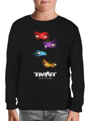 Lord T-Shirt Teenage Mutant Ninja Turtles Siyah Çocuk Sweatshirt