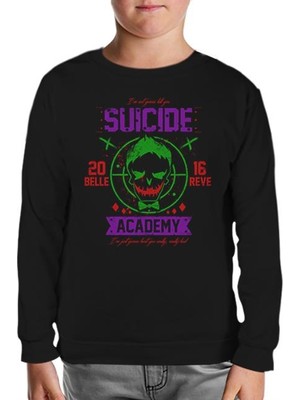 Lord T-Shirt Suicide Squad - Academy Joker Siyah Çocuk Sweatshirt
