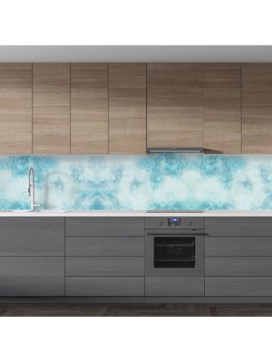 Sticker Art Mutfak Tezgah Arası Folyo Fayans Kaplama Folyosu Absract Desen 60 x 100