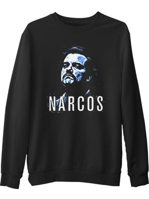 Lord T-Shirt Siyah Erkek Kalın Sweatshirt