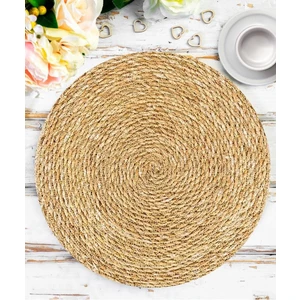 Hasır Örgülü Amerikan Servis Supla 35 cm.