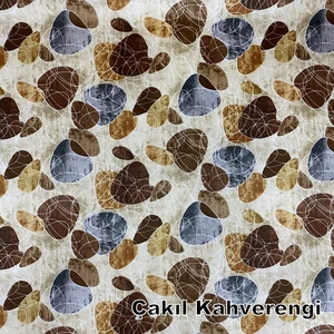 Bakırcı Kumaş Çiçek Desenli Dijital Baskı Döşemelik Kumaş