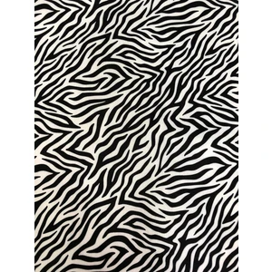 Bakırcı Kumaş Siyah Beyaz Dijital Baskı Döşemelik Kumaş