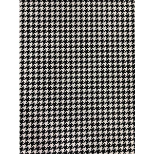 Bakırcı Kumaş Siyah Beyaz Dijital Baskı Döşemelik Kumaş