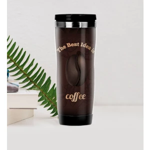 Bk Gift Coffee Tasarımlı Çelik Termos Bardak-10