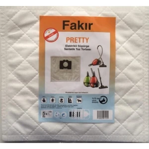 Pretty Elektrikli Süpürge Sentetik Toz Torbası (5 Adet)