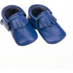 Deri Püsküllü Patik