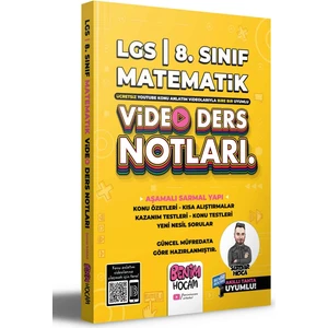 Benim Hocam Yayınları LGS 2022 8.Sınıf Matematik Video Ders Notları