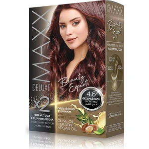 Deluxe Krem Saç Boyası 4.6 Gizemli Kızıl