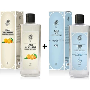 Kolonya Mandarıne 270 ml Cam Şişe & Rebul Kolonya Ice 270 ml Cam Şişe
