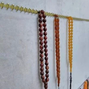 Aydın Dekor Metal Bir Metre Sarı Tesbih-Kolye-Bileklik Askısı (Aydındecor)
