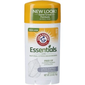 Arm & Hammer Essentials Natural Deodorant, Unscented 2.5oz, 71GR