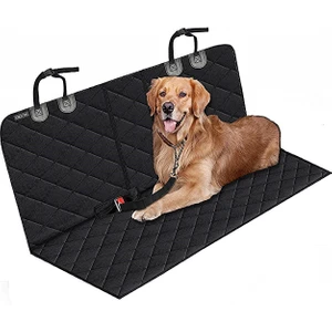 Ankaflex Kedi Köpek Araba Koltuk Örtüsü Araç Koruma Kılıfı Oto Hayvan Minderi 145 x 145 Cm- Siyah