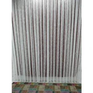 Perde Deposu Keten Tül Perde Yağmur Damlası Ütü Sevmez Tül Perde 1 x 2.5 Orta Pileli