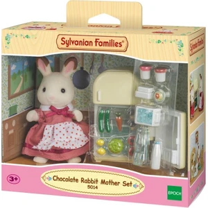 Sylvanian Families Çikolata Kulaklı Tavşan Anne ve Buzdolabı 5014