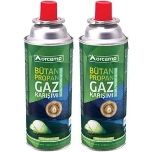 2 Adet Orgaz & Orcamp 227GR Gaz Kartuşu Kamp Ocak Kartuş