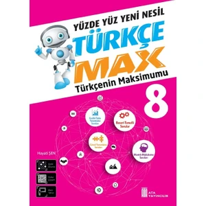 Ata Yayıncılık 8.Sınıf Türkçe Max Yeni Nesil Beceri Temelli Soru Bankası