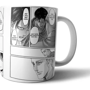 Attack On Titan Levi & Edwin Manga Kupa Bardak