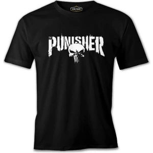 Lord T-Shirt Punisher - Logo Ban Siyah Erkek Tshirt