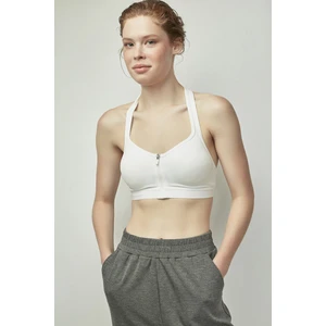 Beyaz Push Up Spor Sütyeni