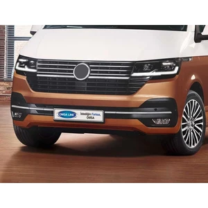 OMSA VW T6.1 Transporter Krom Ön Tampon Alt Izgara 4 Parça 2020 ve Sonrası