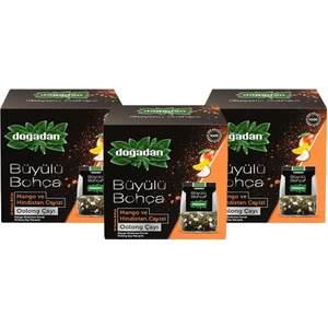 Büyülü Bohça Oolong, Mango ve Hindistan Cevizi Poşet Çay Set 3'lü