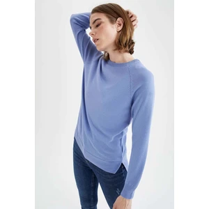 Regular Fit Bisiklet Yaka Kaşmir Dokulu Ekstra Yumuşak Triko Kazak I6913AZ21WN