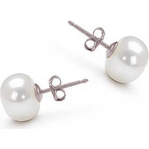 Çağrı Gümüş Çivili El Işi Kadın 925 Ayar Gümüş Kadın Incili Inci Taşlı Küpe