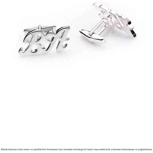 Çağrı Gümüş Harfli Kol Düğmesi