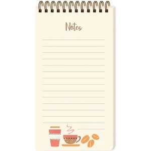Keskin Color 493075-99 Coffee Karton Kapaklı Spiralli To Do List