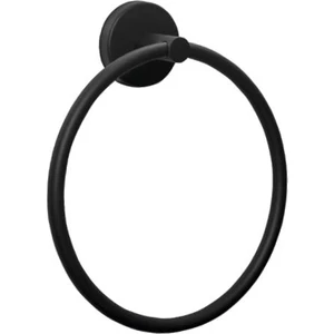 Drop Yuvarlak Havluluk SIYAH-DR27005S